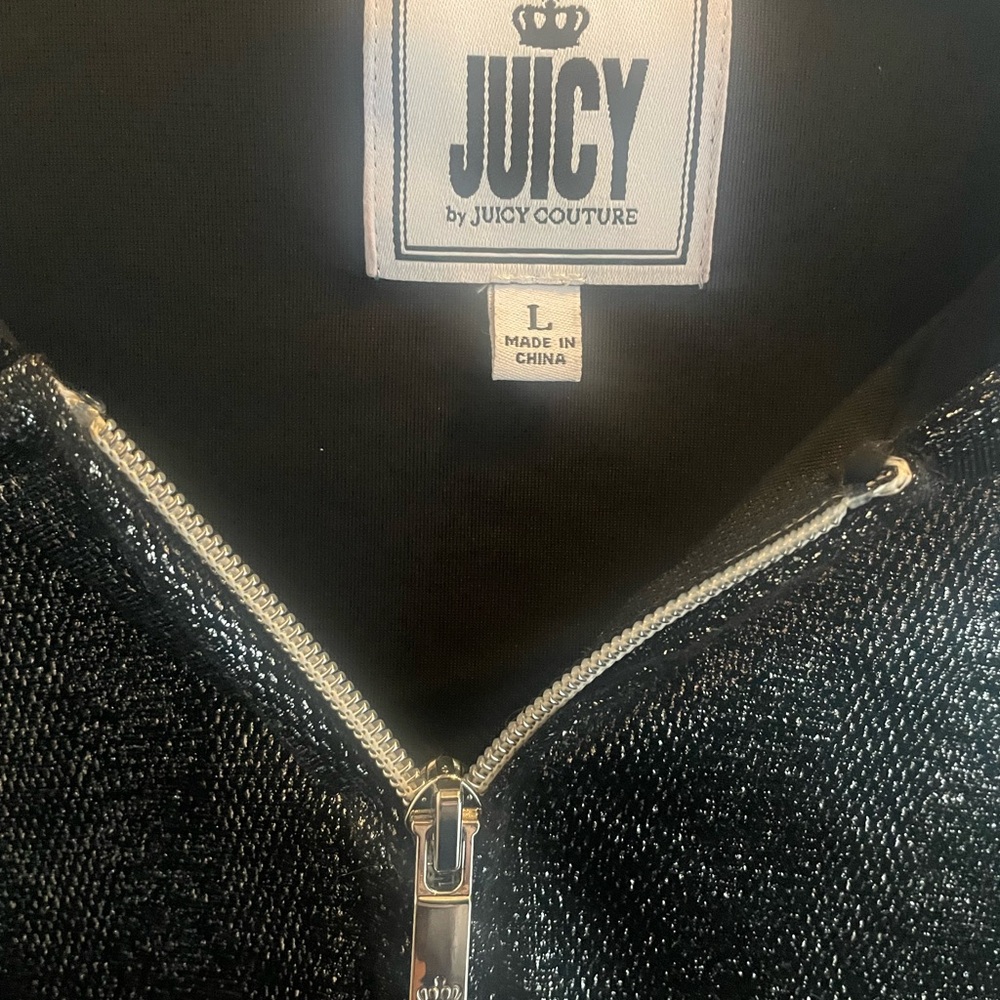 Juicy Couture Black Zip-Up Hoodie